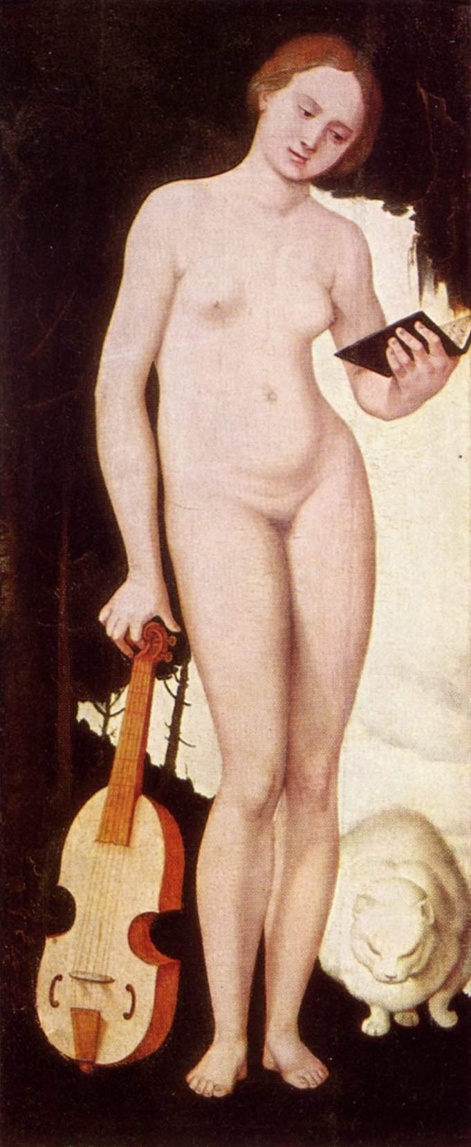 Lady with a cat